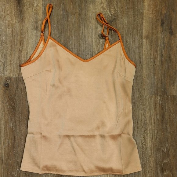 Hilary Macmillan Peach Adjustable Strap Camisole size small - Picture 4 of 9